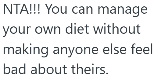 Screenshot 1 4c1681 She Changed Her Lifestyle to Be Healthier—Then Her Friend Texted Her After Dinner to Call Her Out.