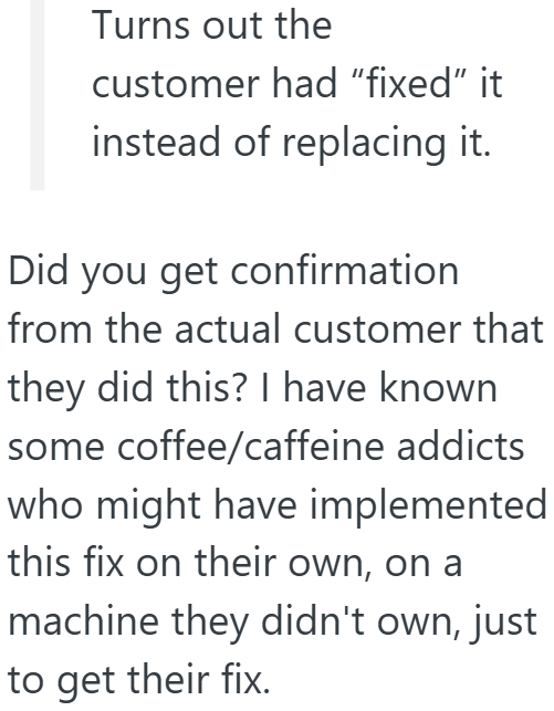 A Technician Checked a Broken Coffee Machine—and Found a €400 Quick Fix Gone Wrong Screenshot 3 884705 A Technician Checked a Broken Coffee Machine—and Found a €400 Quick Fix Gone Wrong
