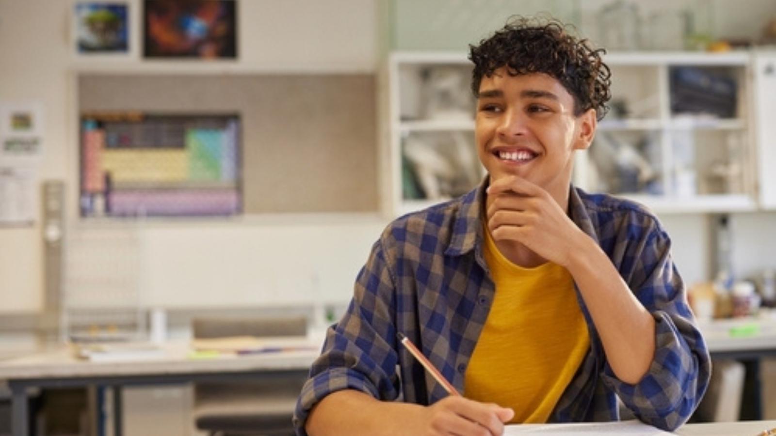 Male student