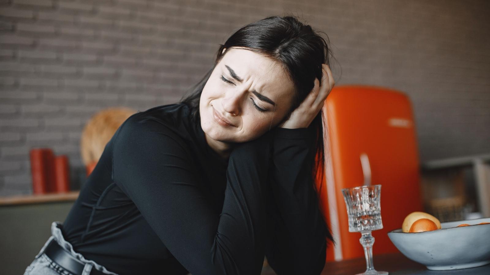 Woman bummed after getting fired from job