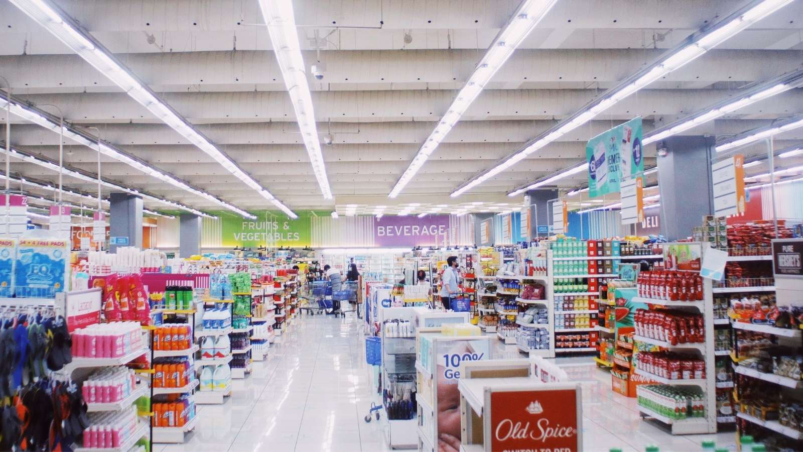 Inside of a grocery store