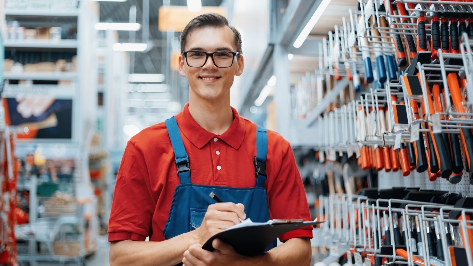 Boss Refused To Pay A Teen Employee Overtime—So He Stopped Working More Than 40 Hours young man working in a hardware store