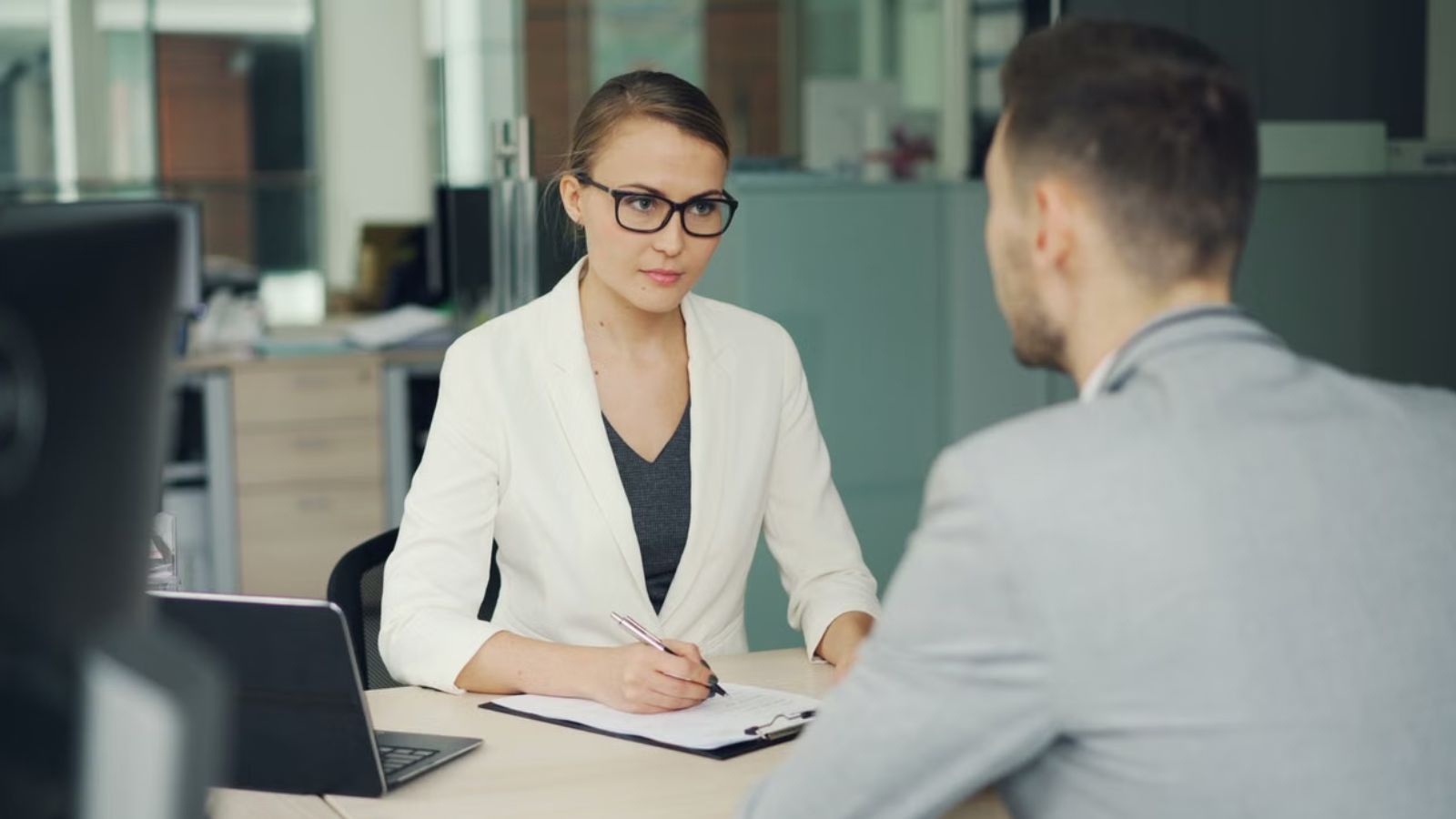 Toxic Workplace: Employee Leaves Behind Disrespectful Manager And Changes His Life Man in business attire attending a job interview