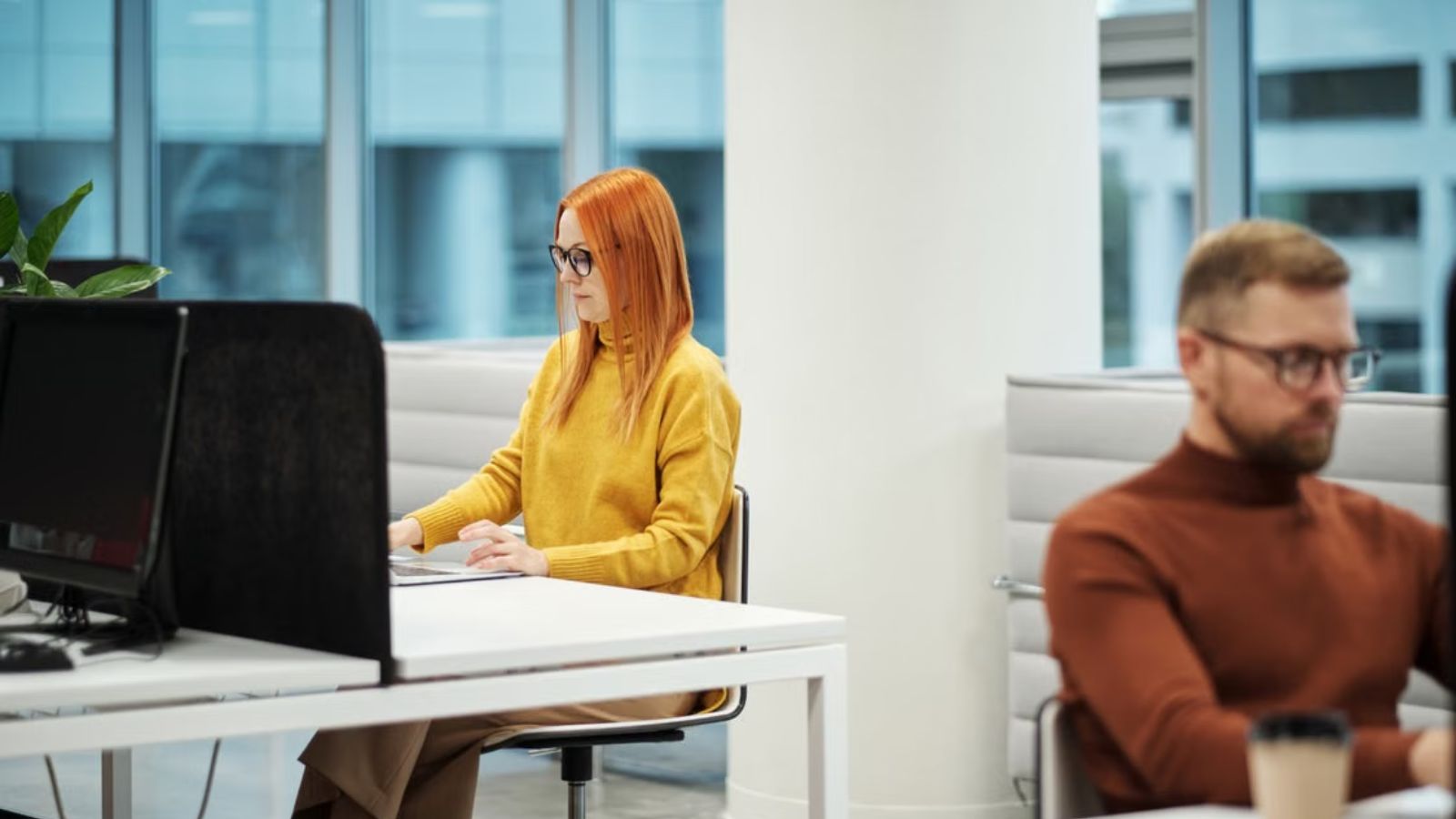 His Office Had a “Quiet Hour” Rule—But His Manager Kept Scheduling Meetings During It Employees concentraing on working in front of their computers
