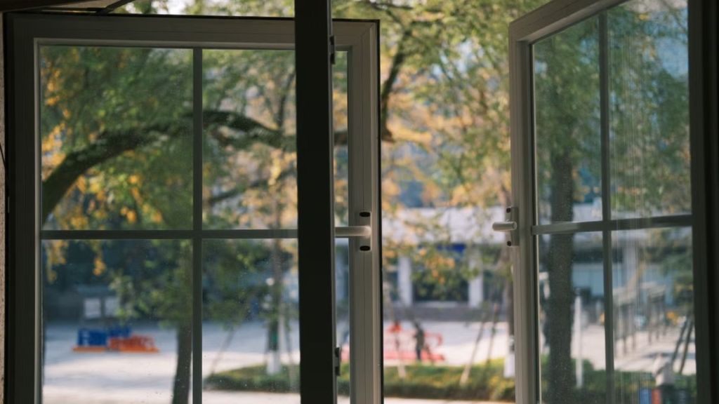 An open window during a hot day