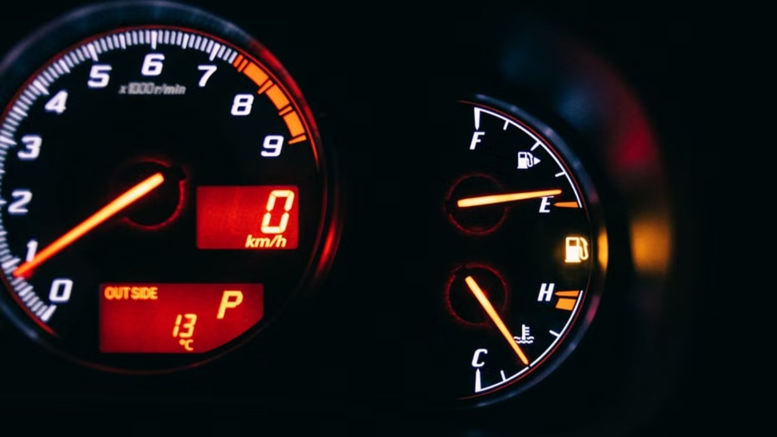 One Simple Rule: Refill the Car After You Drive It. He Kept Ignoring It, and It Cost Her at Work Illuminated car dashboard showcasing RPM and fuel gauges