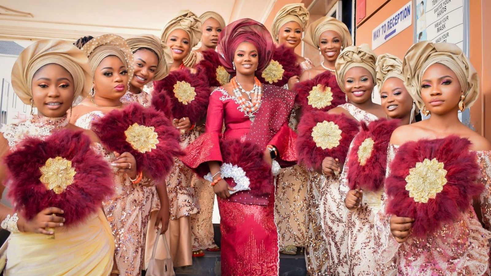 They Canceled Her Traditional Nigerian Wedding to Cut Costs—Then Expected Her to Wear Aso Ebi to Their Backyard Reception Women in traditional Nigerian attire at a wedding