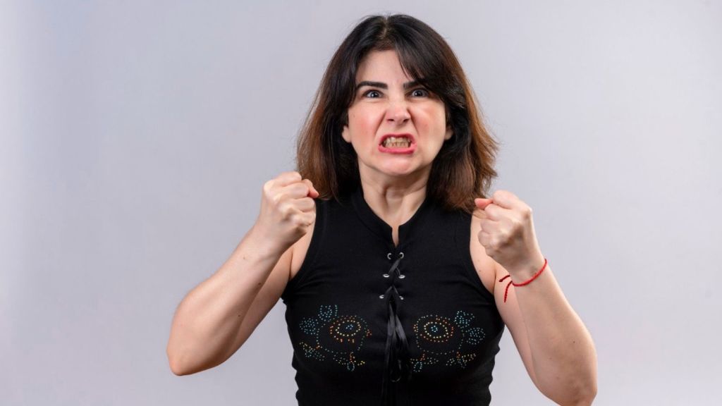 Angry woman
