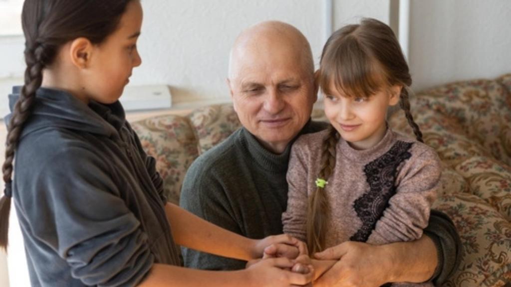 Uncle with family