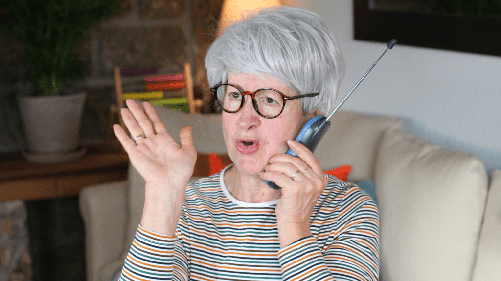 A Simple Babysitting Change Turned Into Family Drama After The Parents Chose A Different Grandparent For The Evening annoyed grandma on the phone