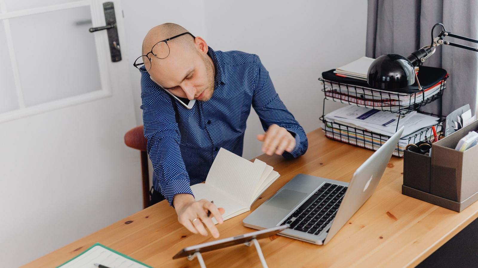 He Told Friends and Family That Working From Home Doesnt Make Him Available All Day—And It Turned Into a Bitter Fight Over Where the Line Actually Is busy man working from home