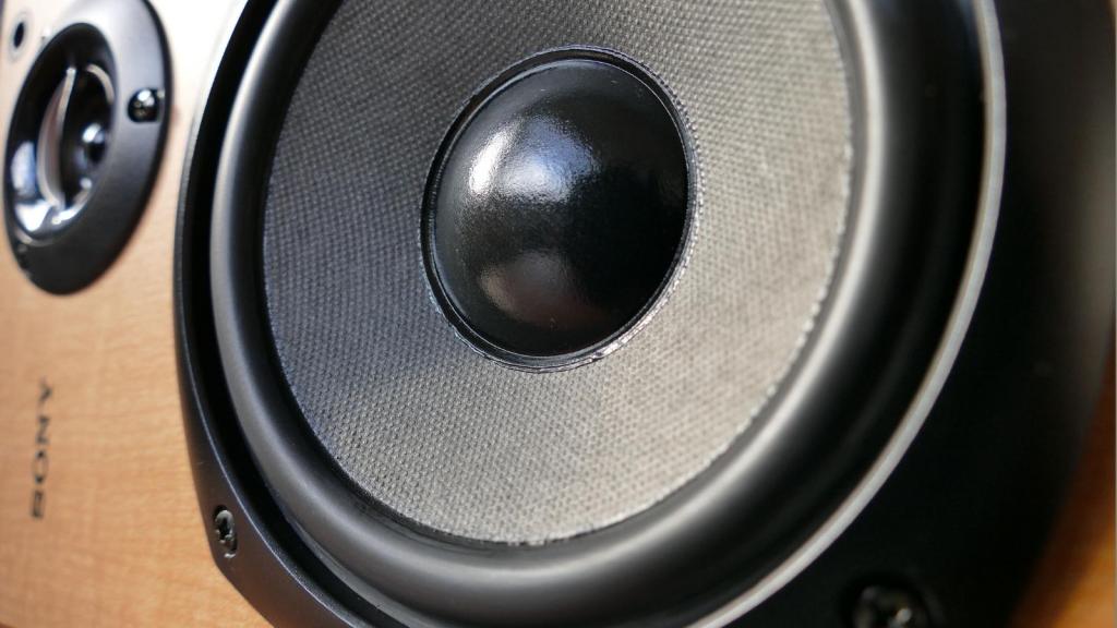 closeups of loud speakers