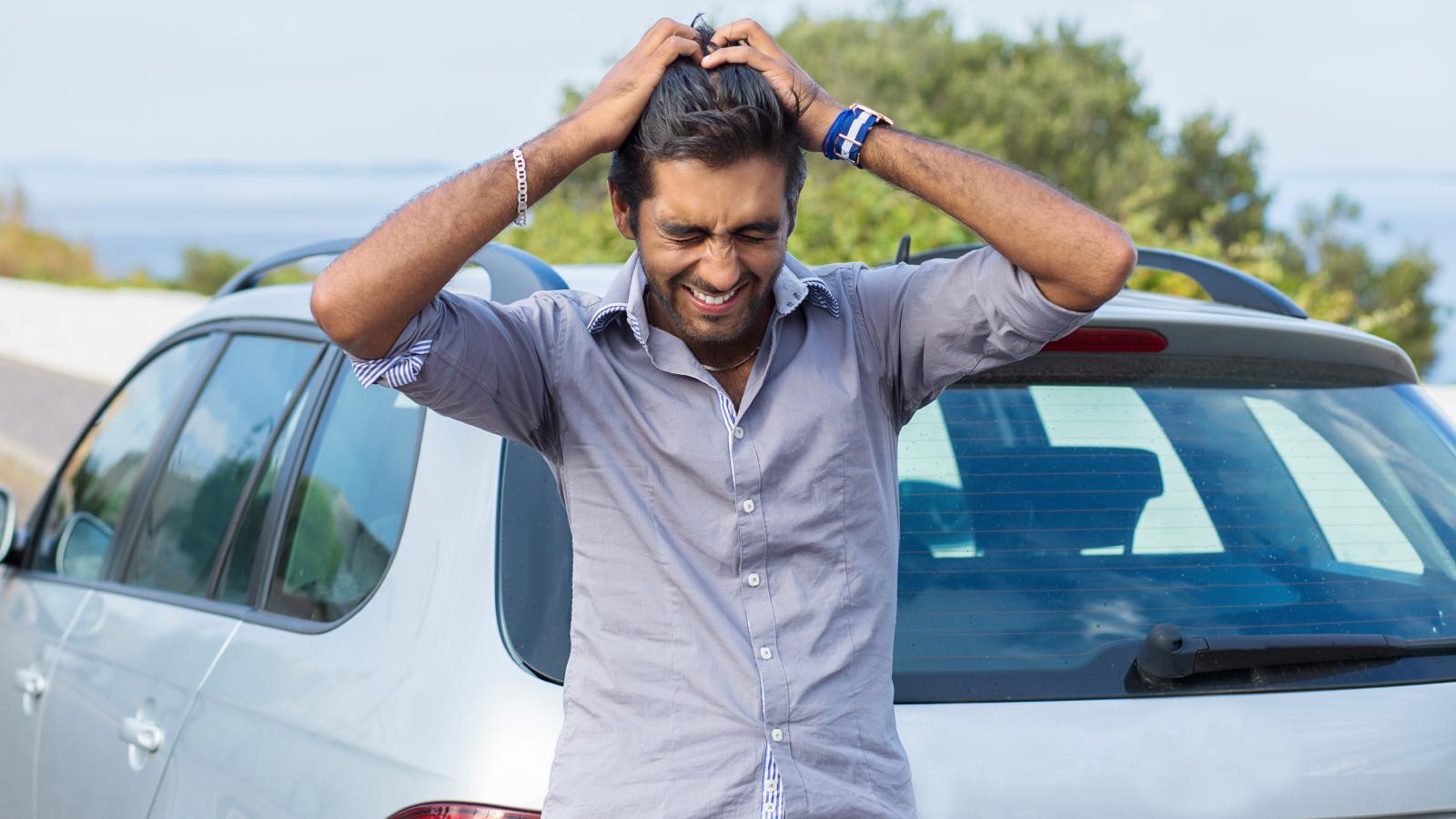 A Man Keeps Catching His Neighbors Kids Sneaking Onto His Property To Mess With His Car, So He Decides Enough Is Enough man standing next to a car