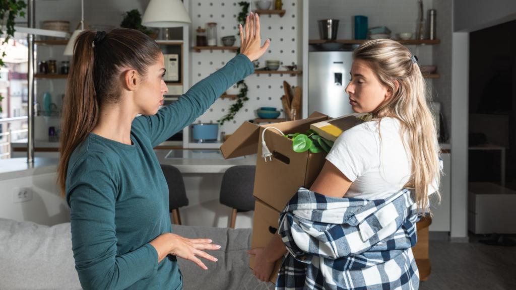 two women having an argument