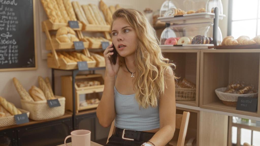 woman making a phone call