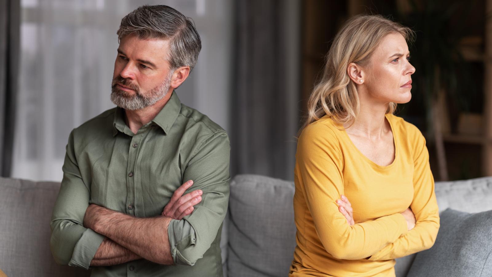 Mans Mother In Law Wanted His Wife To Signing Over Her Inheritance Money To Her, But He Thought That Was A Really Bad Idea couple having a fight
