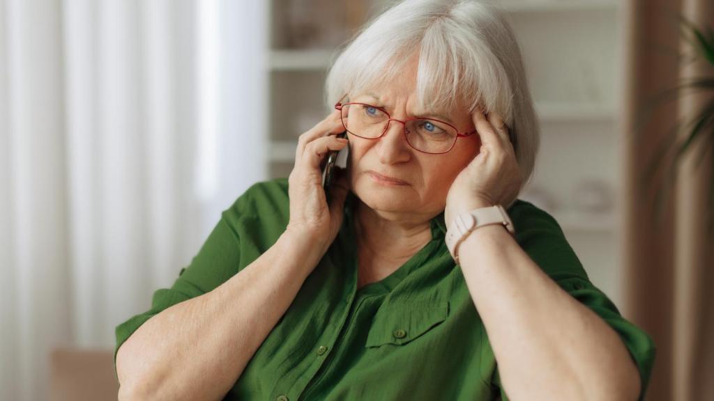 woman on a phone call