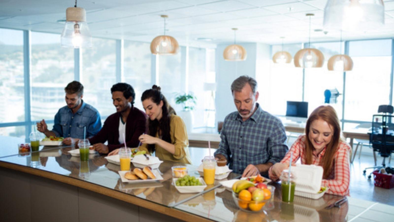 Her Coworker Usually Takes Home Everyone’s Leftover Treats, but He Got Upset When She Refused to Give Him Her Pie Office workers eating food