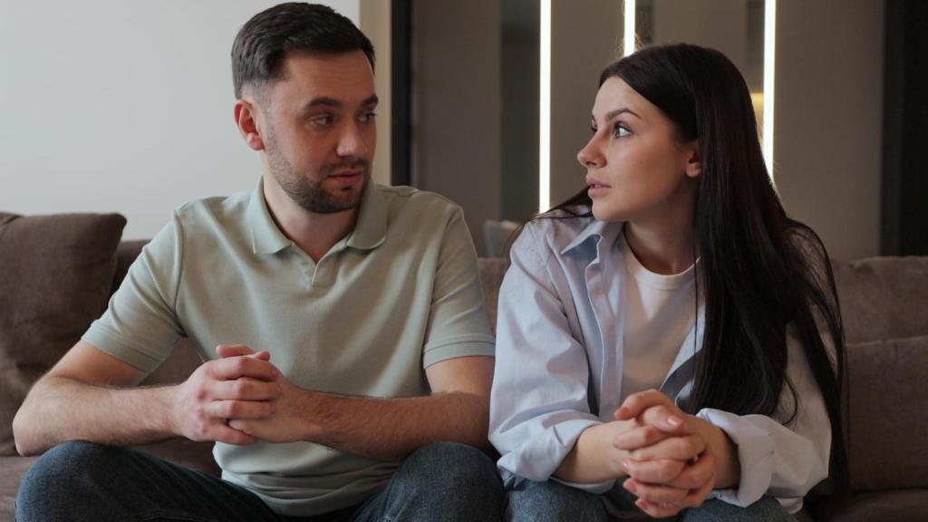 couple having a talk