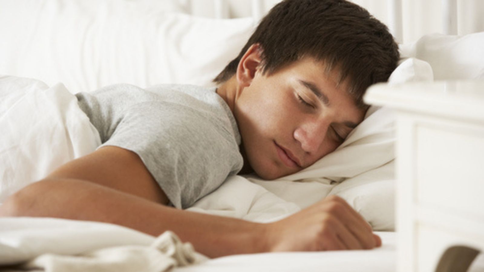 Young man sleeping