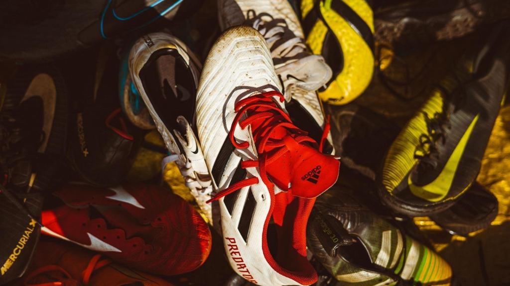 pile of colorful shoes