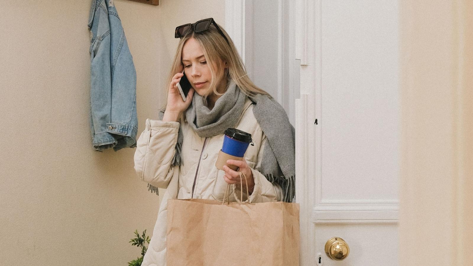 Shes Exhausted From Shift Work and Tired of Her Neighbors Nonstop Chatting—But Is Finally Saying So the Rude Move? woman walking through front door