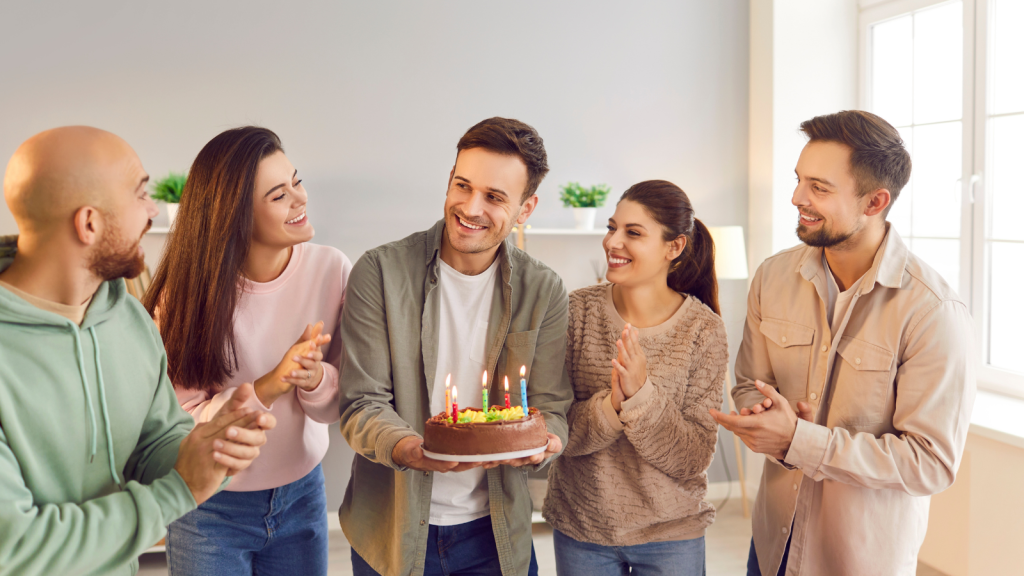 A Woman Poured Days of Effort Into Her Boyfriends Birthday—But Her Decision to Skip a Real Gift Left Them Both Resentful and Hurt young man birthday with friends