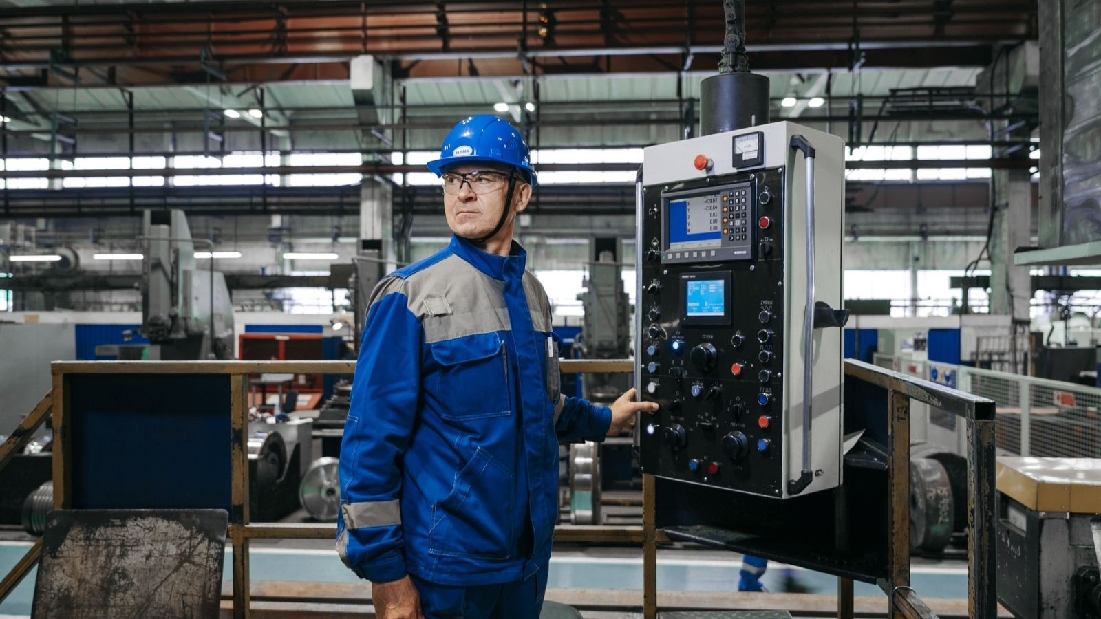 Man working in factory