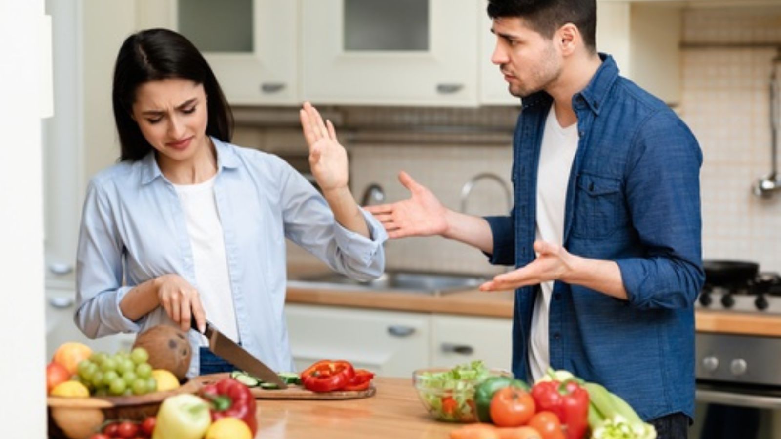 Her Husband Kept Putting Off a Family Vacation—Then His High School Reunion Was Announced and He Wanted to Go Without Them Spouses arguing