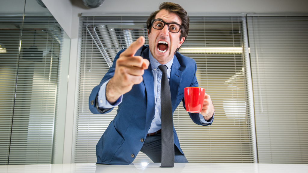 His New Manager Told Him to Stop Explaining Why People Were Quitting — So He Kept His Best Insights to Himself Boss yelling at employee