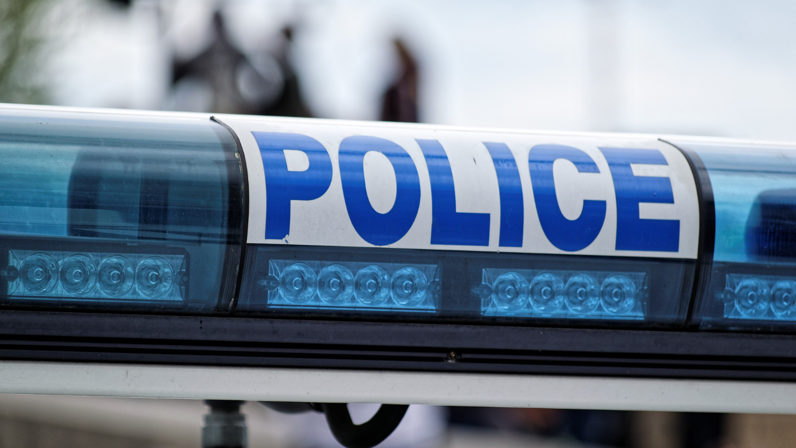 PC Store Worker Saw A Family Shopping With Their Kids, But Their Unusual Day Out Left Him Stunned Lights on a police car