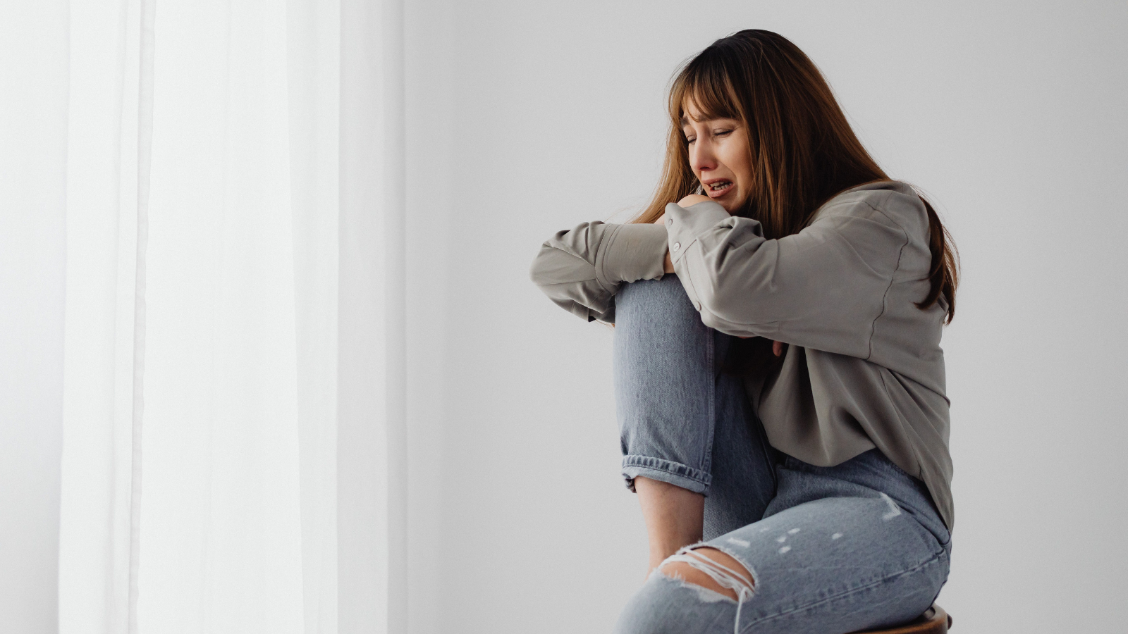 Old College Friends Still Get Together Now and Then — But Somehow, Someone Always Ends Up Hurt A woman crying
