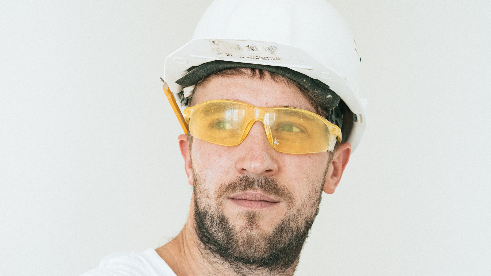 A man in a hard hat