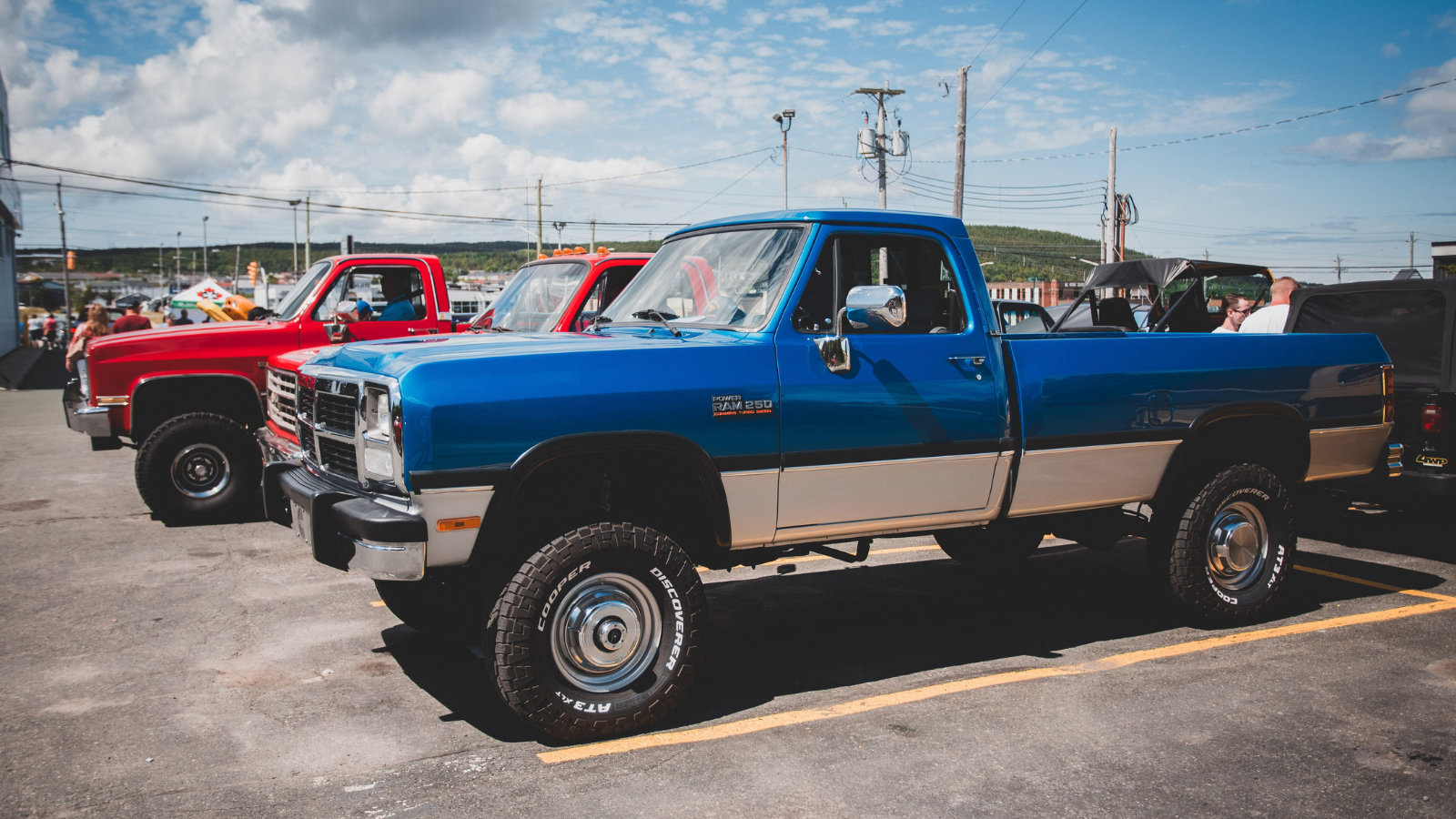 Shes Tried to Stay on Her Neighbors Good Side — But the Behavior Has Turned Reckless and Intimidating A blue pick up truck