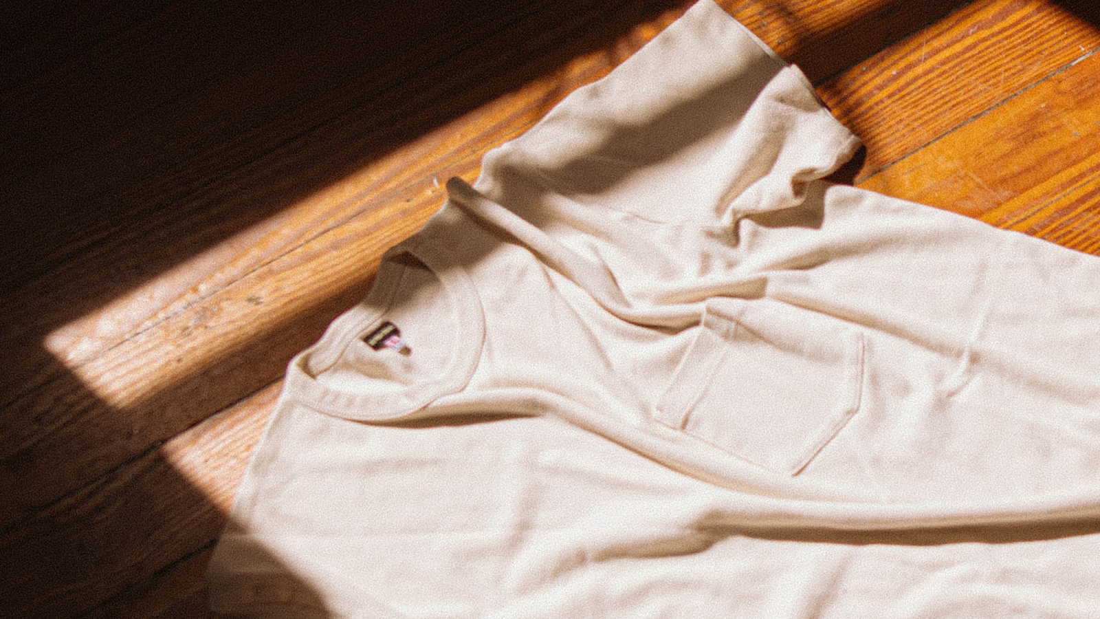 A tshirt on a dresser