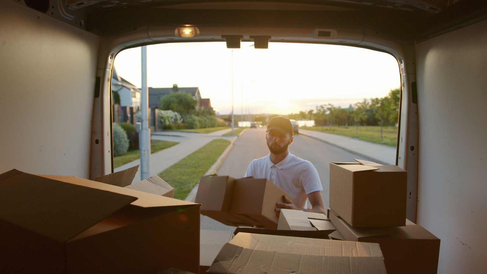 Family Moved For Moms Job, But When Their Son Started Struggling, Dad Blamed Her And Insulted Her Career A guy packing moving boxes into a van