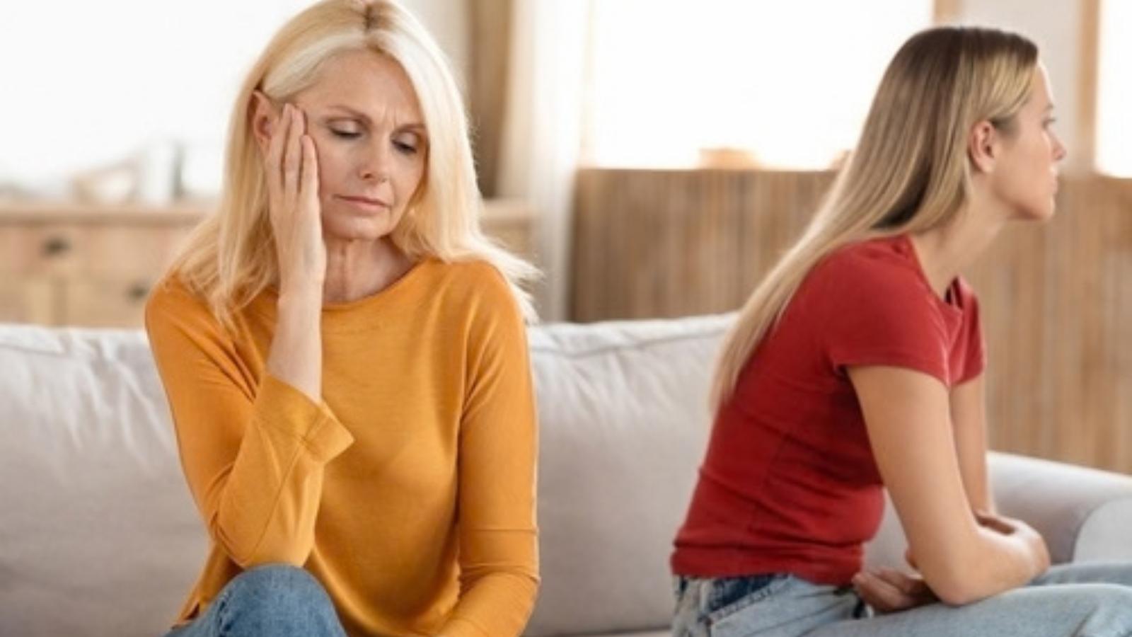 Mom and daughter arguing