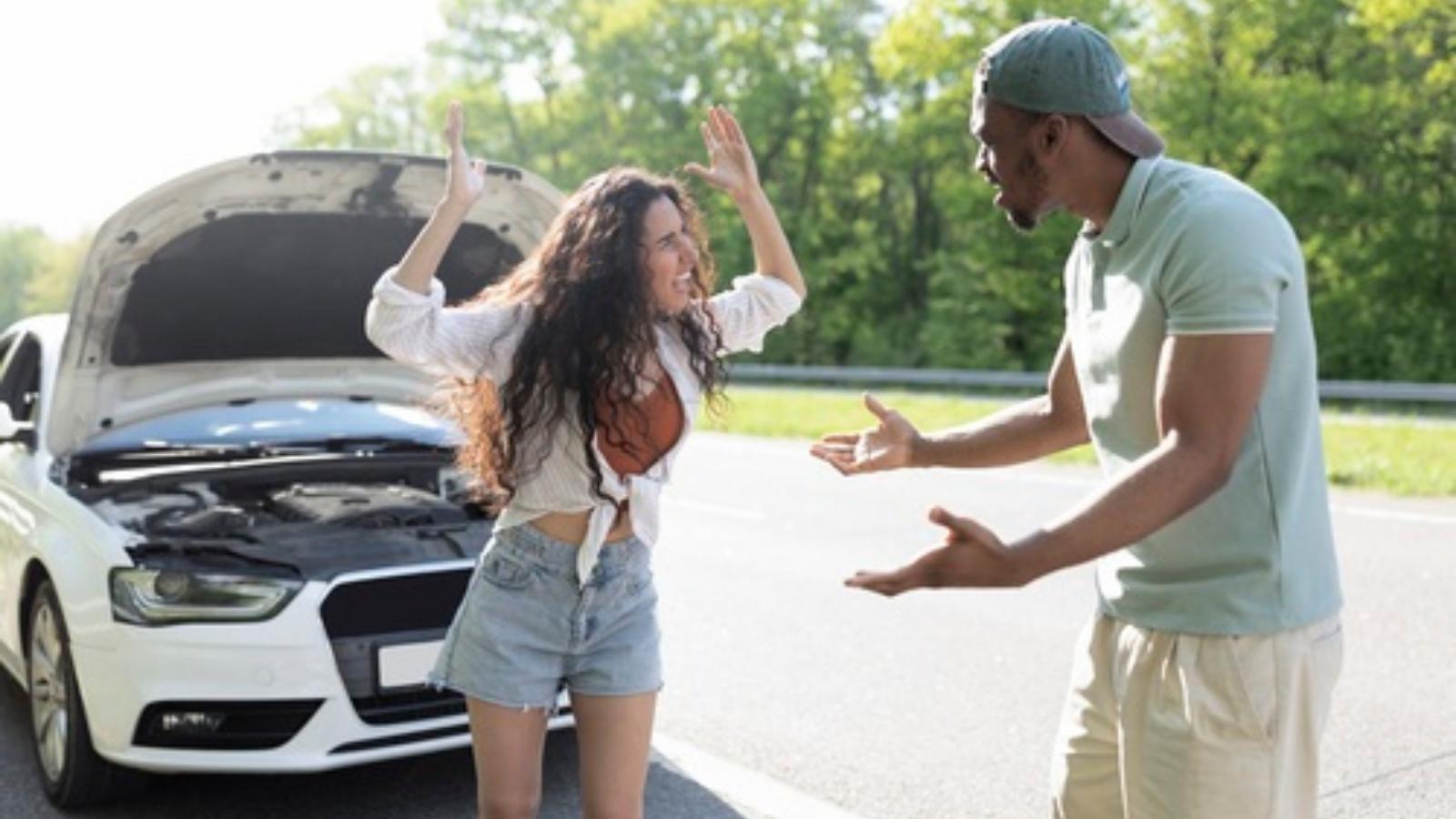 She Couldnt Reach Her Space Because They Blocked the Fire Lane—So She Unleashed a Loud, Legendary Screaming Match in the Courtyard Arguing over parking spots