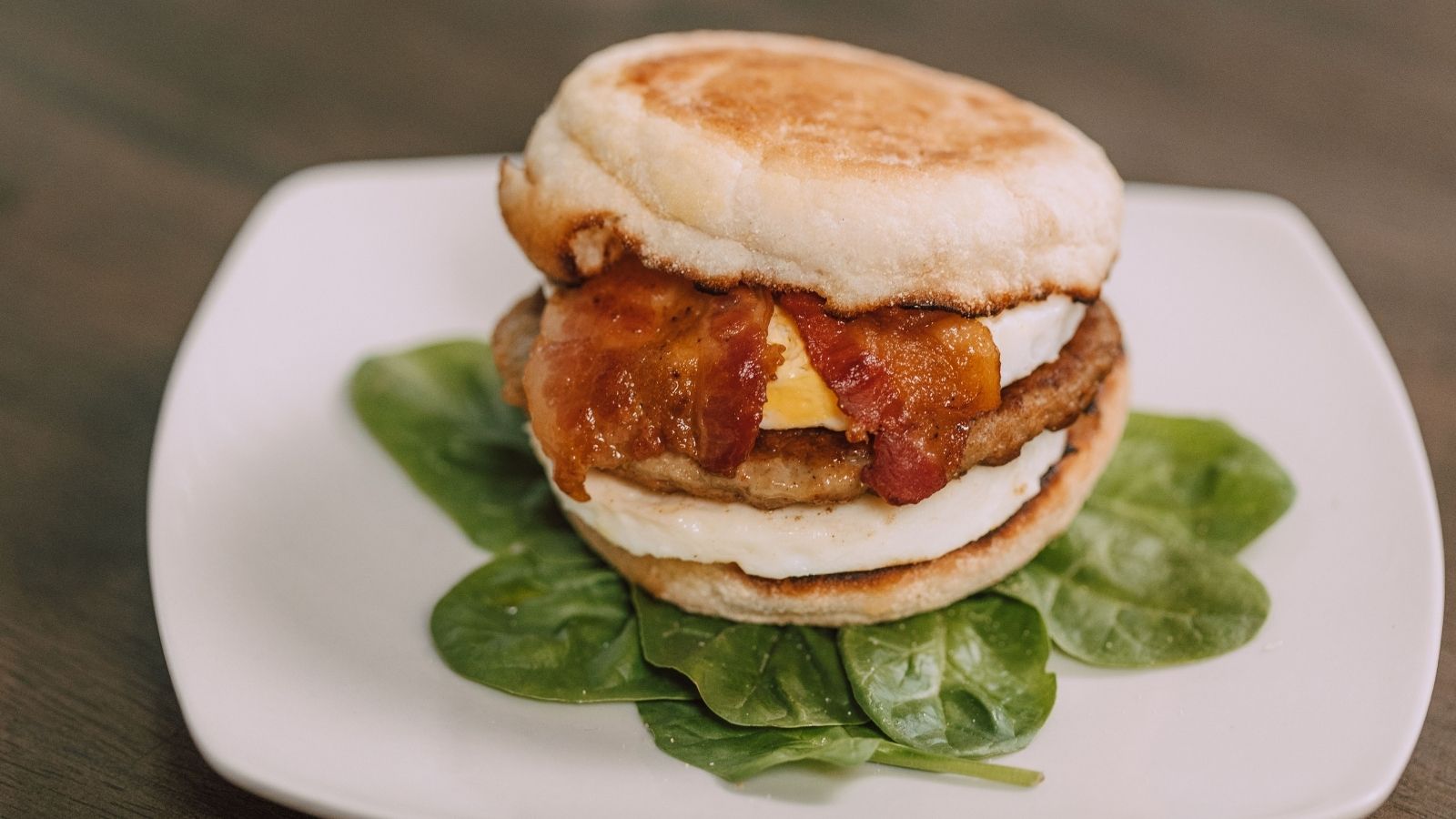 A Cashier Sat Down To Eat Her Own Lunch Three Hours Late, But A Customer Was Upset She Wouldnt Sell It Closeup of a yummy breakfast sandwich