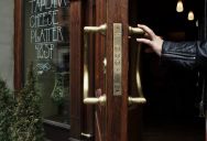 He Held the Door Open and Snarled “You’re Welcome” When They Passed in Silence—Then the Husband Turned Around to Escalated the Verbal Clash