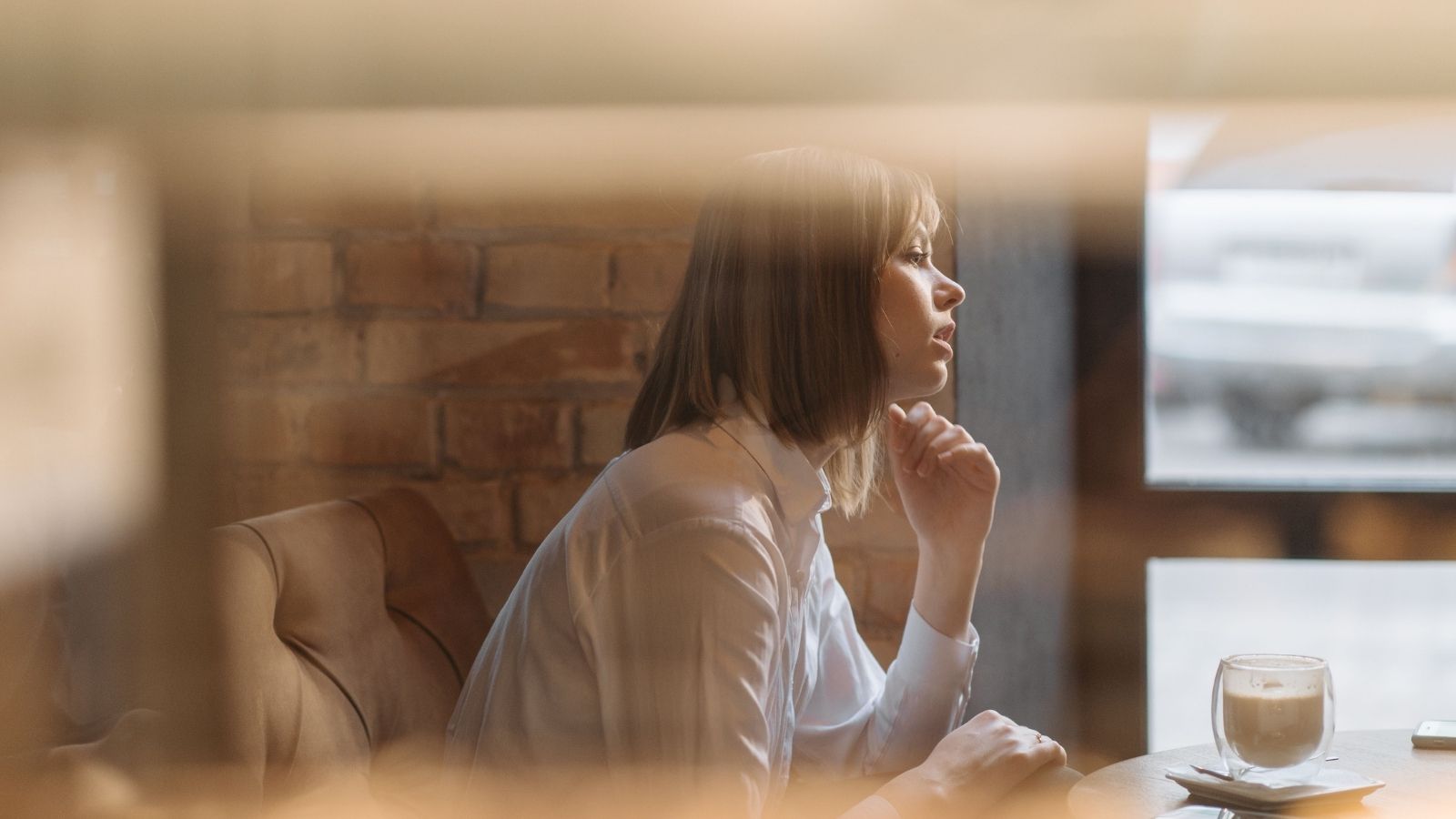 Woman thinking about some family drama