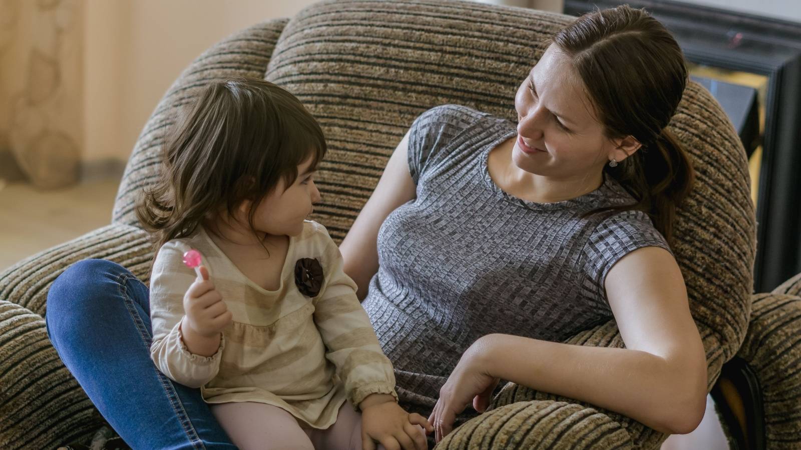He Deliberately Taunted Their Two Year Old Until She Broke Down—Then Claimed Over Stimulation and Stress Tests Are Building Emotional Resilience Mother talking to her two year old daughter