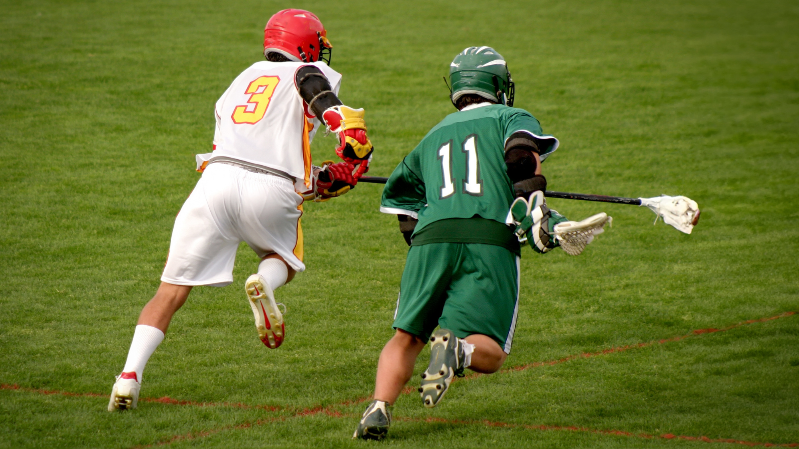 Lacrosse Player Is Devastated When He Doesnt Make The Team, So He Is Overly Honest With The Players And Parents About Why He Joined A Different Team two lacrosse players running
