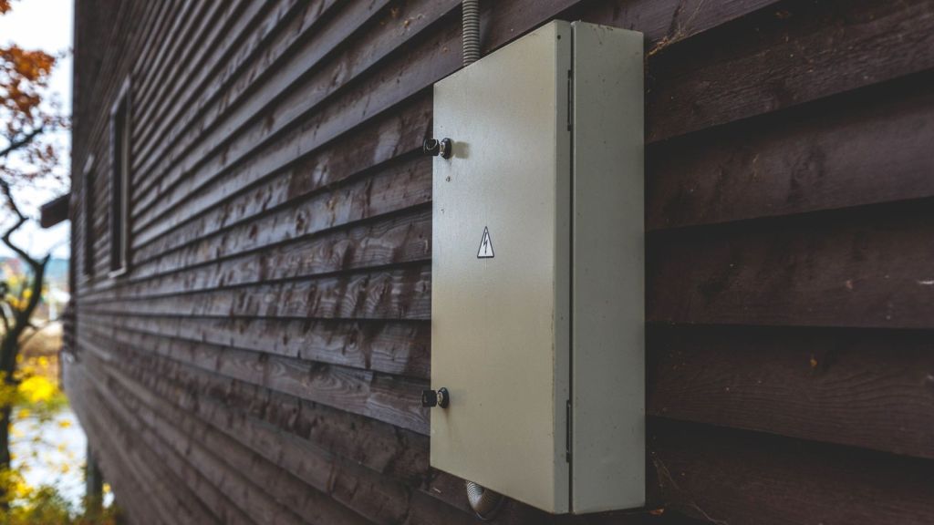 breaker box outside a house
