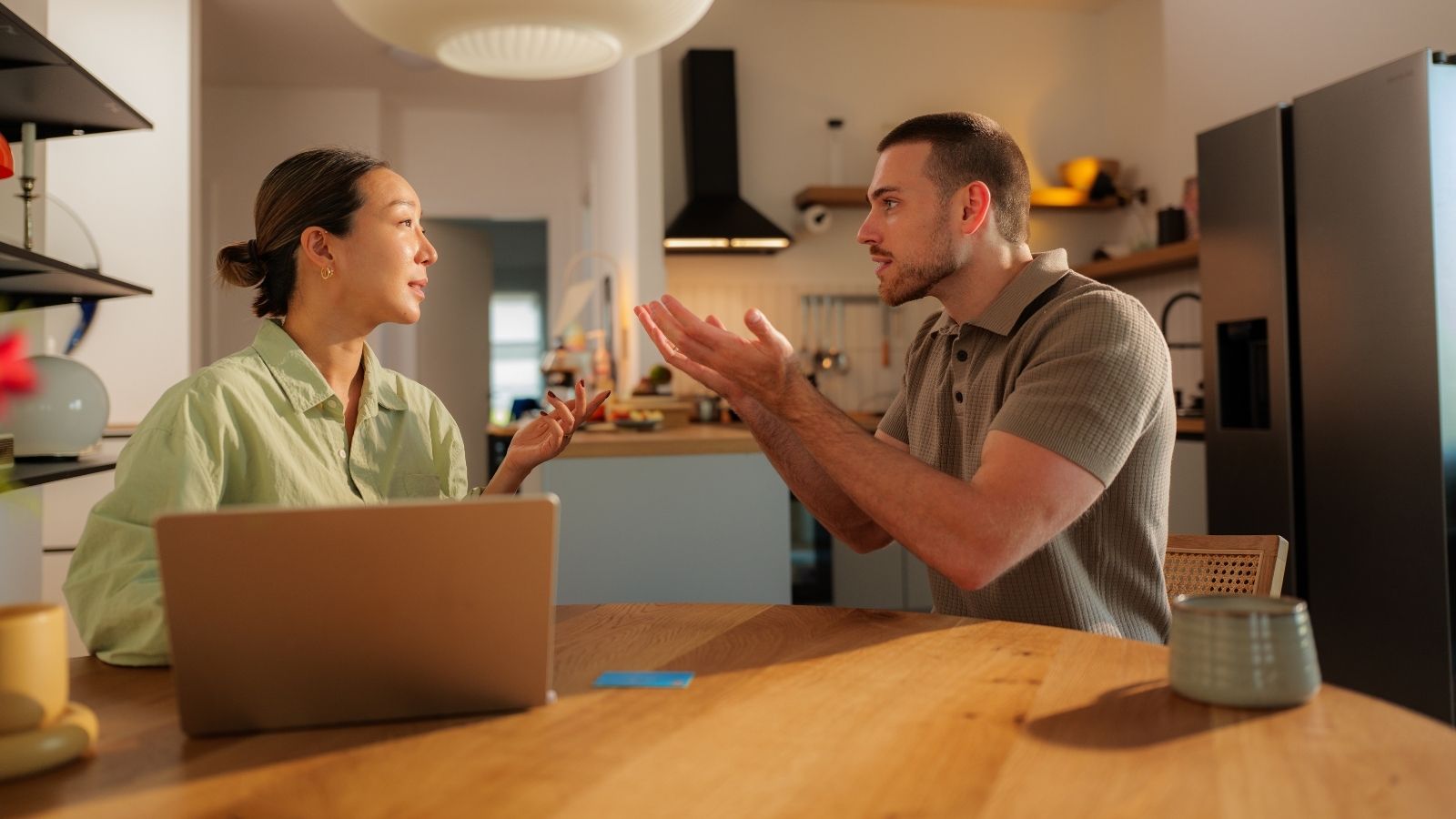 Man Saved For Months To Buy A New Computer, But His Wife Wants Him To Spend The Money On A Car Repair Instead couple arguing