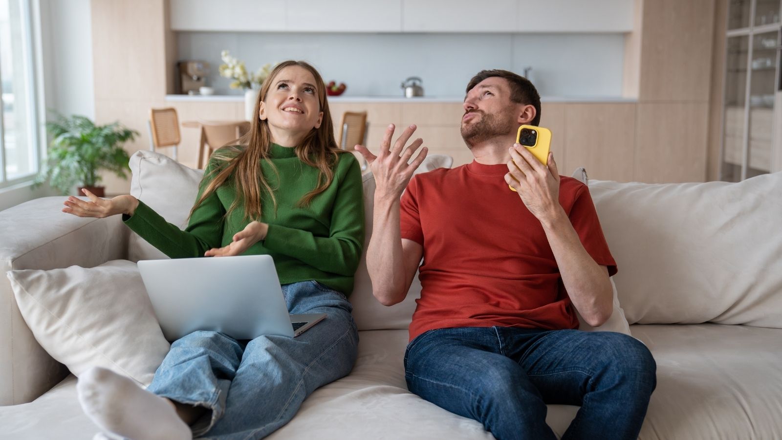couple upset at the neighbors