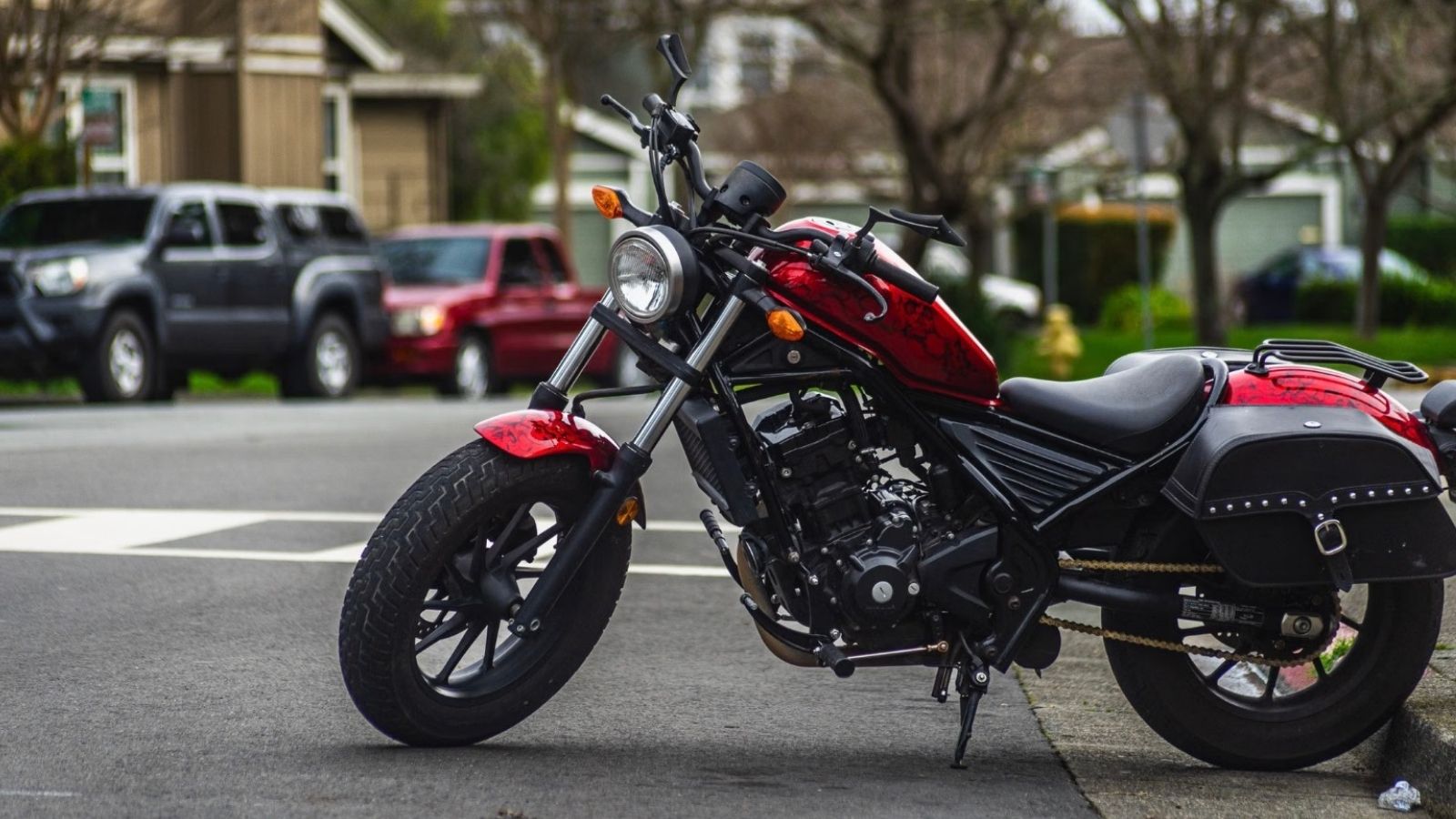 Renters Were Told To Park Their Motorcycles In Front Of Their Cars, But A Neighbor Keeps Parking A Motorcycle In Someone Elses Spot motorcycle in a parking spot