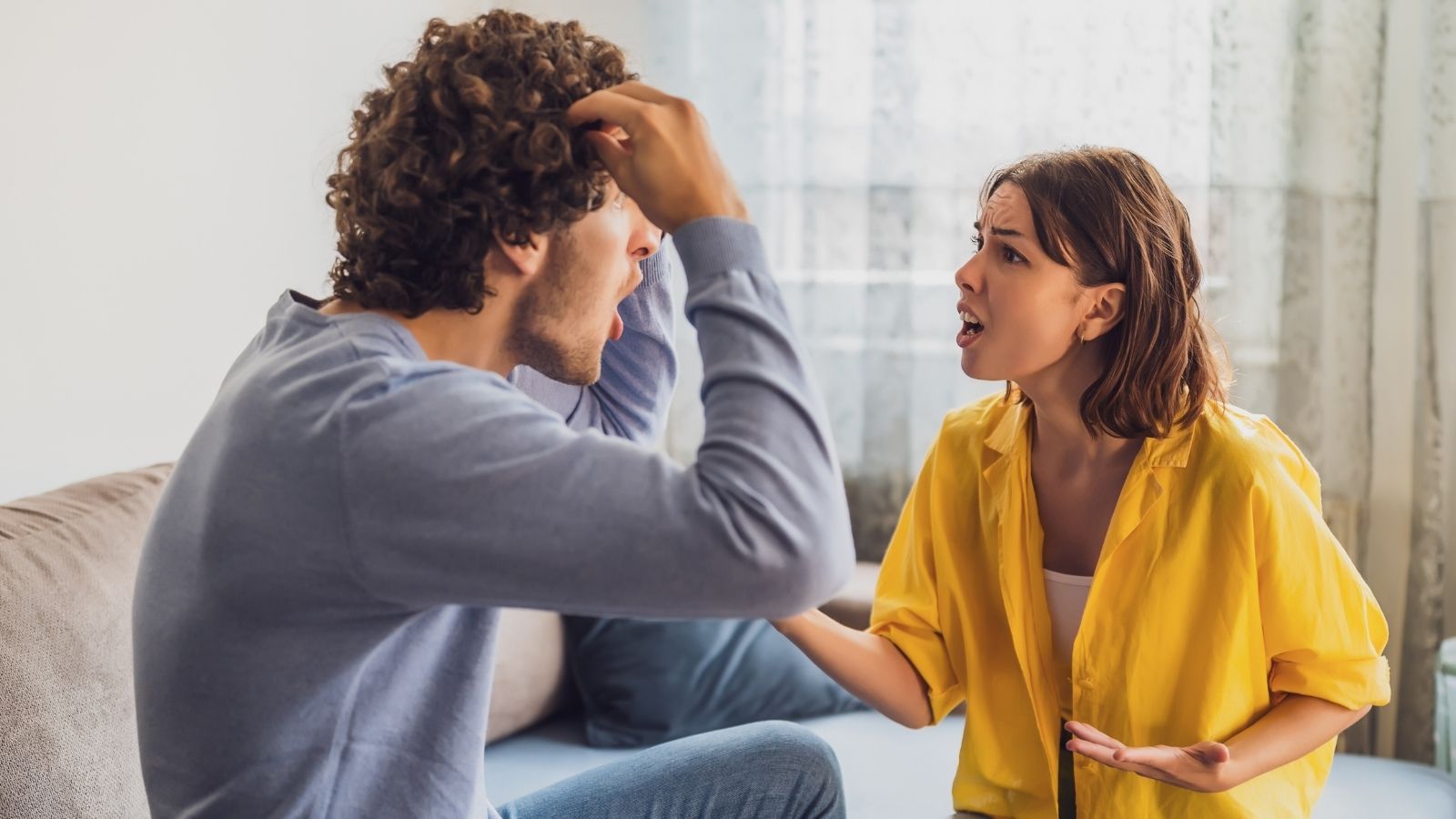 Mans Dad Came From Overseas To Visit, But His Wife Doesnt Get Along With Him And Doesnt Want Him Staying With Them couple arguing