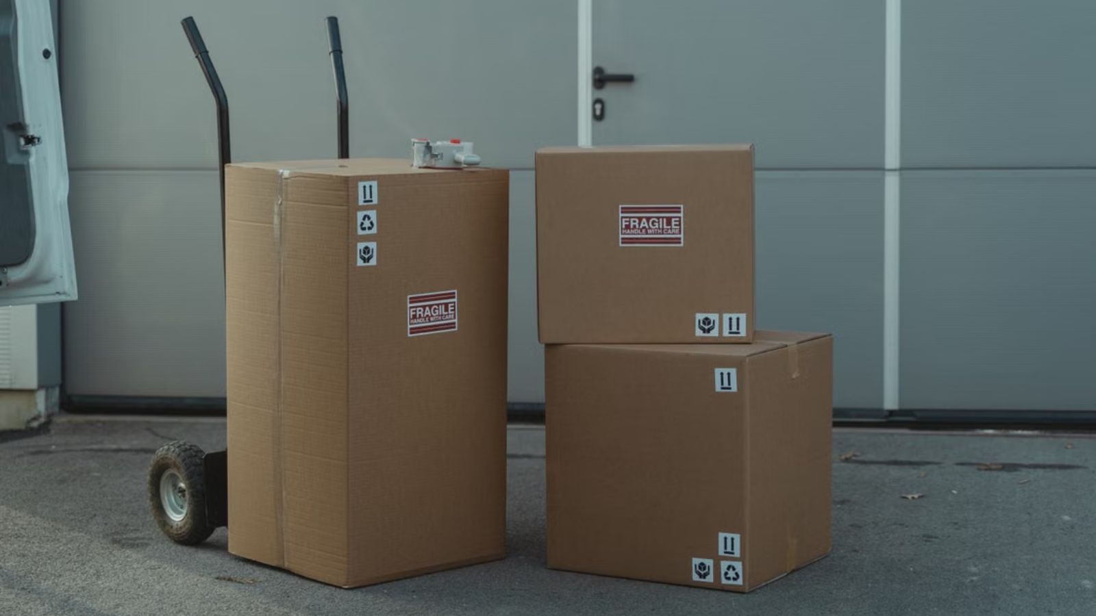 He Refused to Haul a 20kg Box Across the City on the Bus—Then She Claimed He Abandoned Her in an Emergency Big boxes of packages labeled fragile