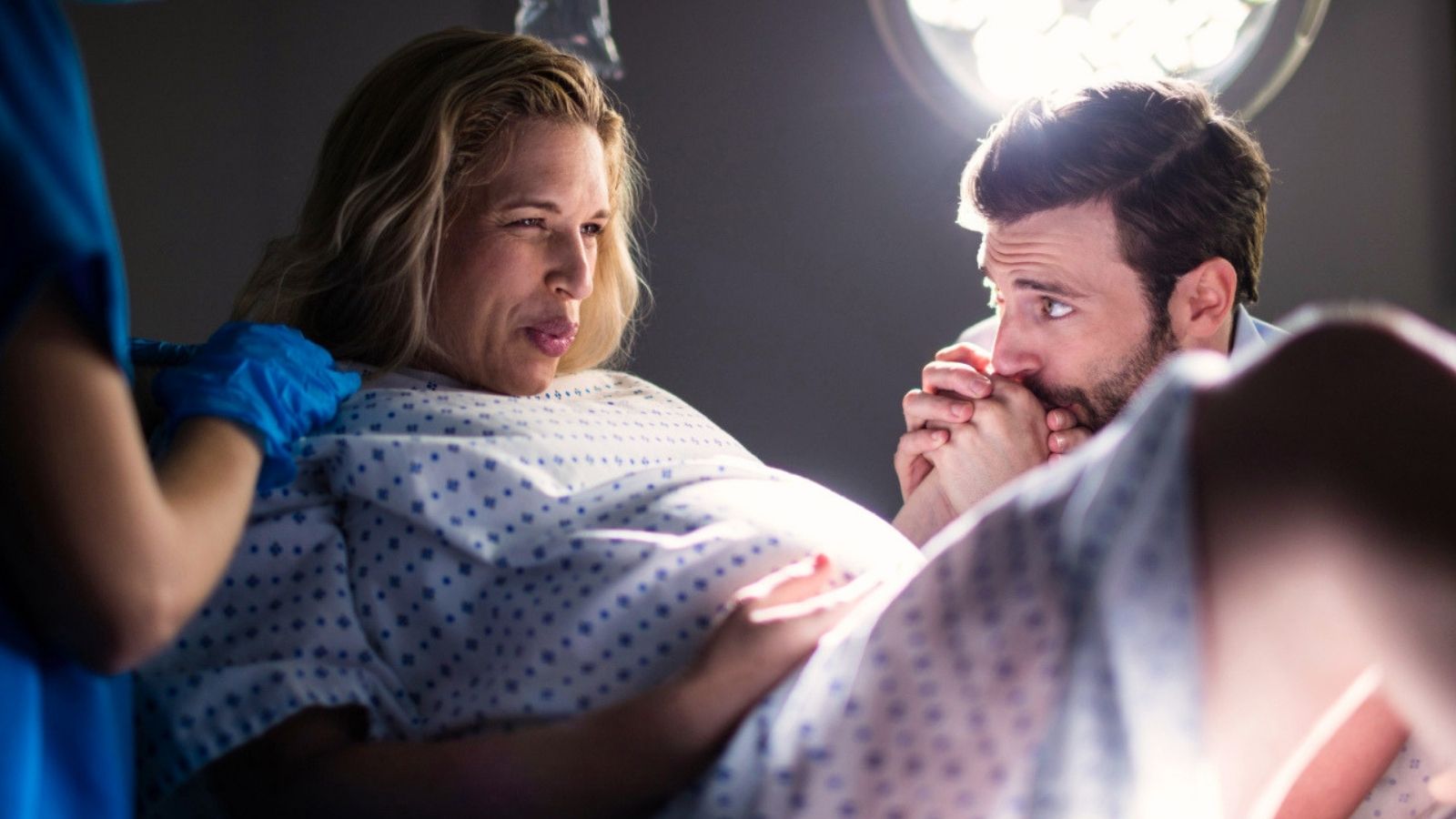 Woman during labor